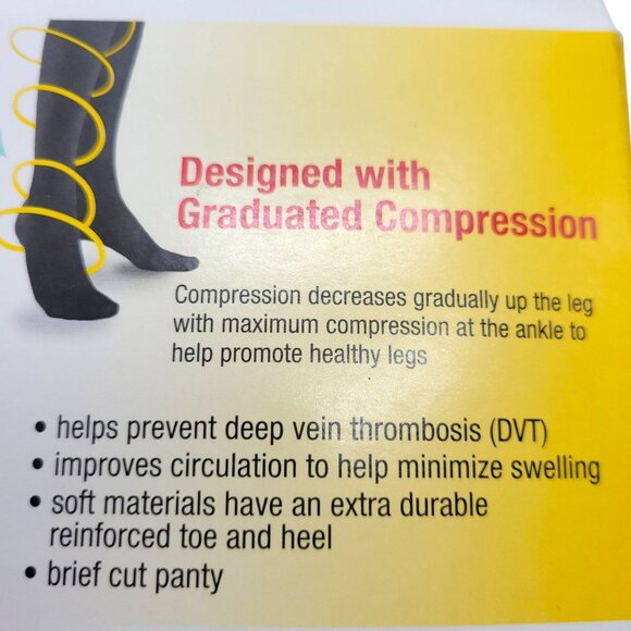 3M Futuro Firm Compression Pantyhose Plus Size 20-30 mmHg Nude Relief For Varico - Picture 4 of 10